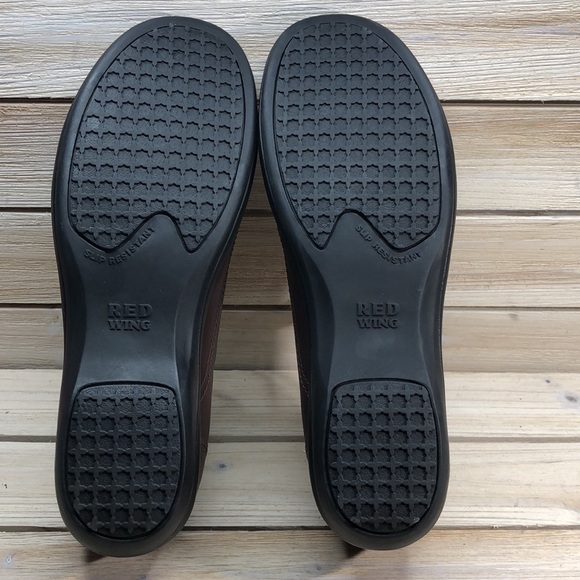 Red Wing 4173 Size 11 Brown Leather Lace up Derby Comfort Shoes for Women - Picture 9 of 10